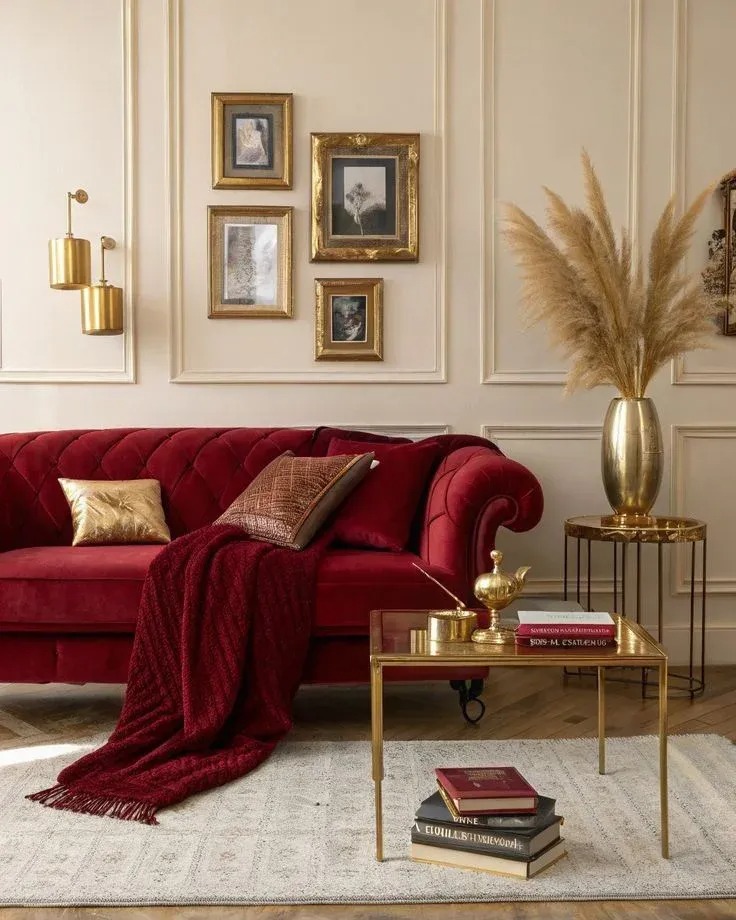 The Ruby Red Throw Blanket