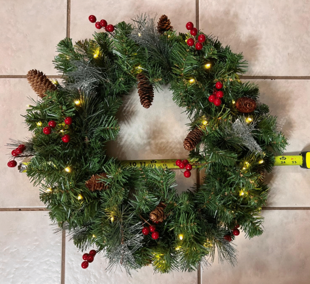National Tree Company Pre-Lit Crestwood Spruce Wreath (24")