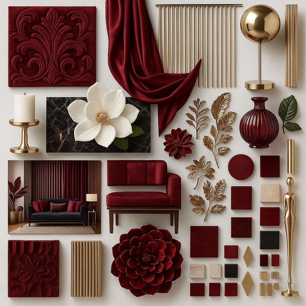 ruby red decor ideas
